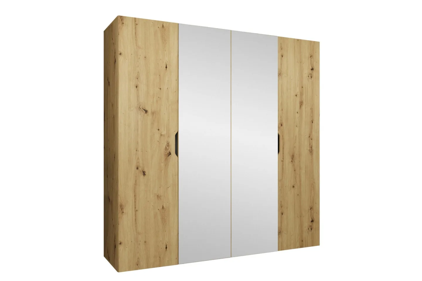 Abano Garderob m. Spegel 52x202 cm - Brun
