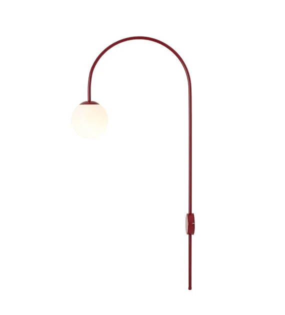 Artera - Una 42cm - Vägglampa - Vinröd