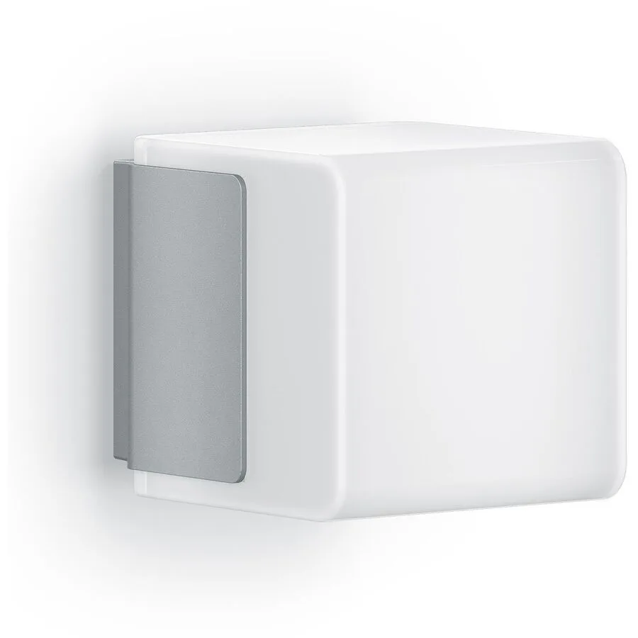 Designer-Sensorlampe Steinel Dronne silber - Material: Aluminium/Kunststoff - LED - Lichtfarbe: Warmweiss - LED Energiesparlampen