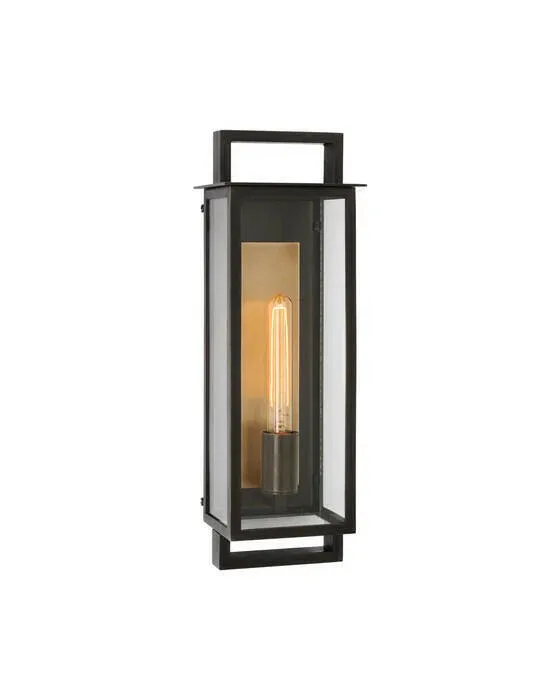 Halle Narrow Wall Lantern Black M