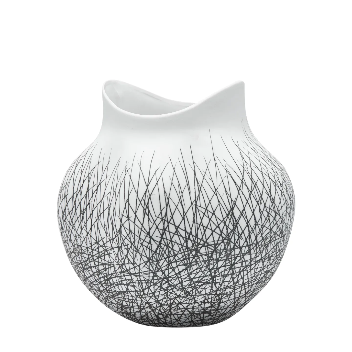 Edg Vase Deluxe Mosaik Porzellan H: 35 cm | Schubiger Möbel