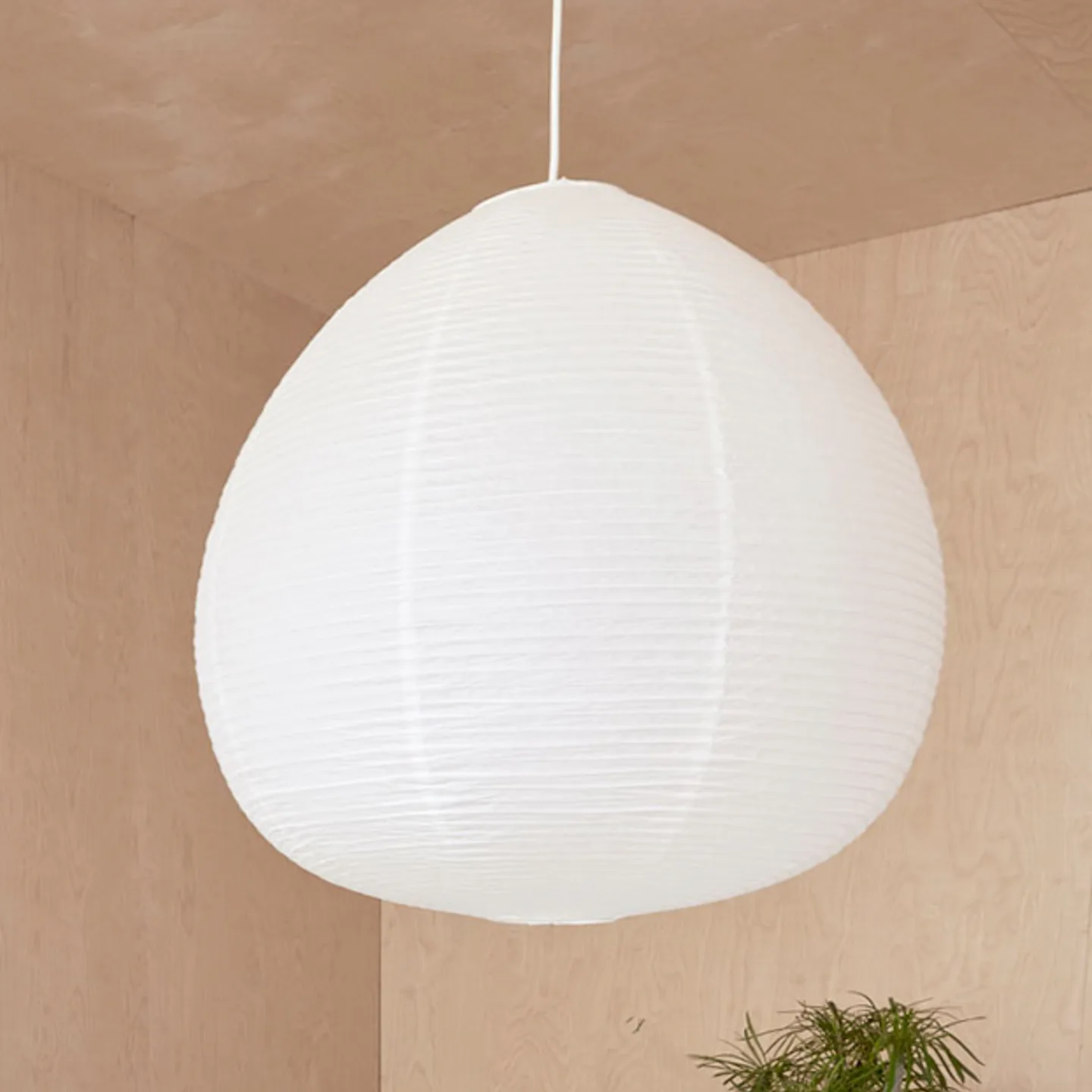 Kojo lampeskjerm, hvit, Ø 60 cm, papir – OYOY Living Design - Papir / kartong - Rund