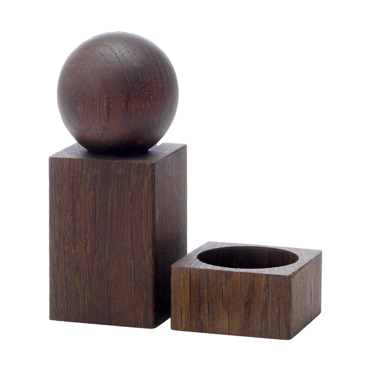 Applicata Twist Gewürzmühle und Salzschale Geräucherte Eiche