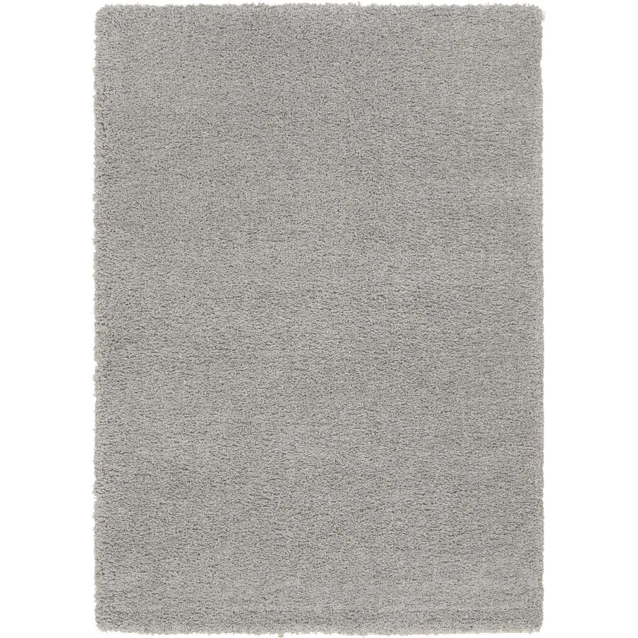 Teppich Luxury Shaggy Silber Einfarbig Polypropylen 160 x 230 cm