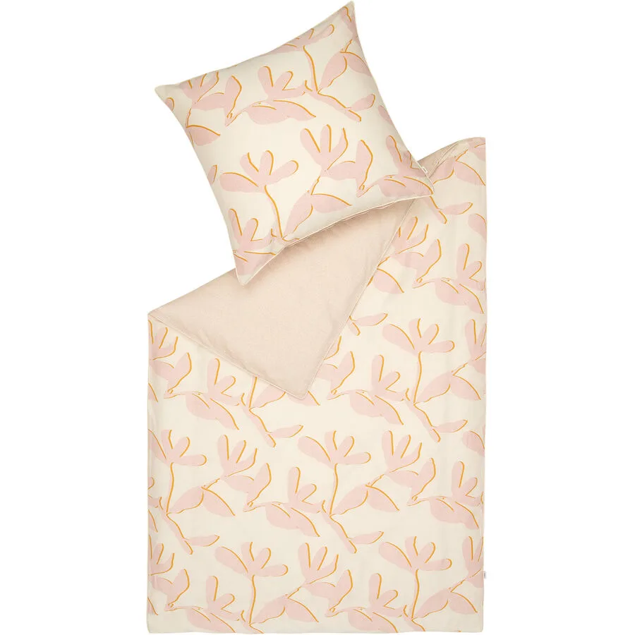 Esprit Duvetbezug Babette Rosa Baumwolle 210 cm 160 cm - Farbe: rose