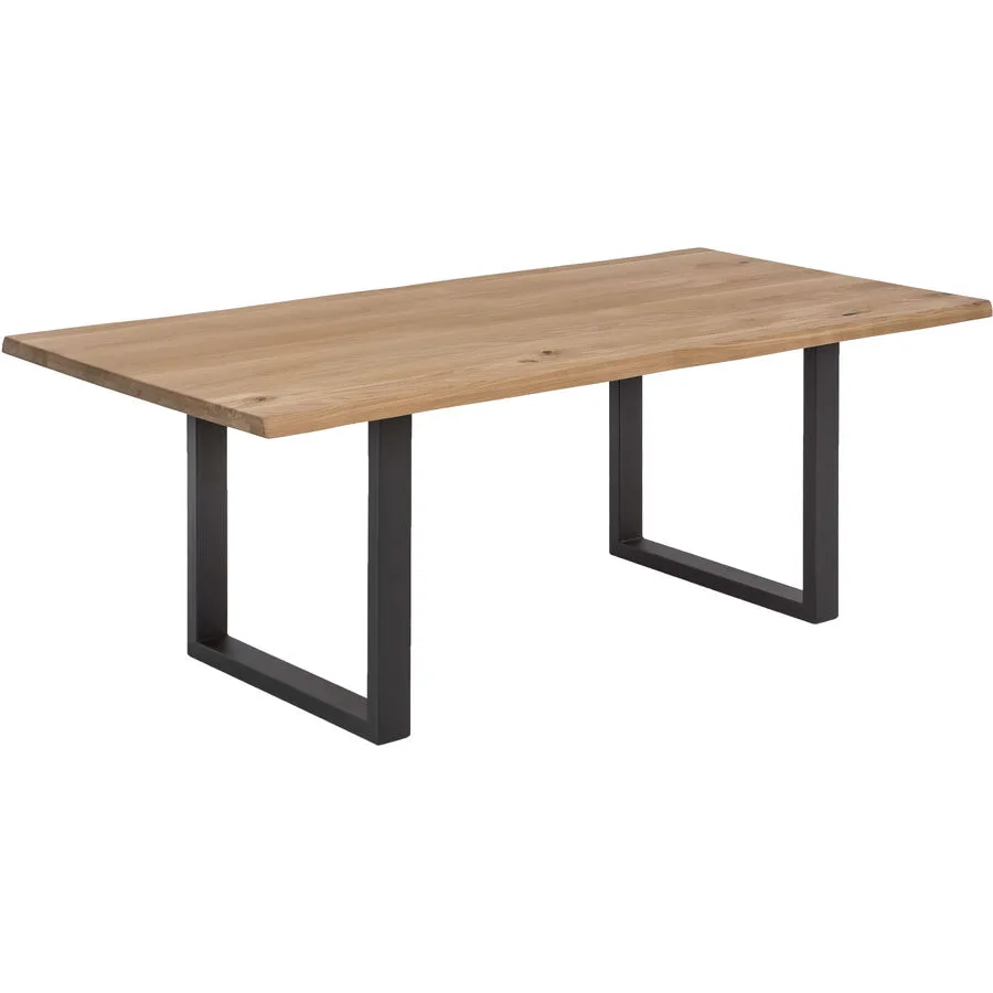 Esstisch Uwe Natur geölt Wildeiche Massivholz B 160 T 90 cm
