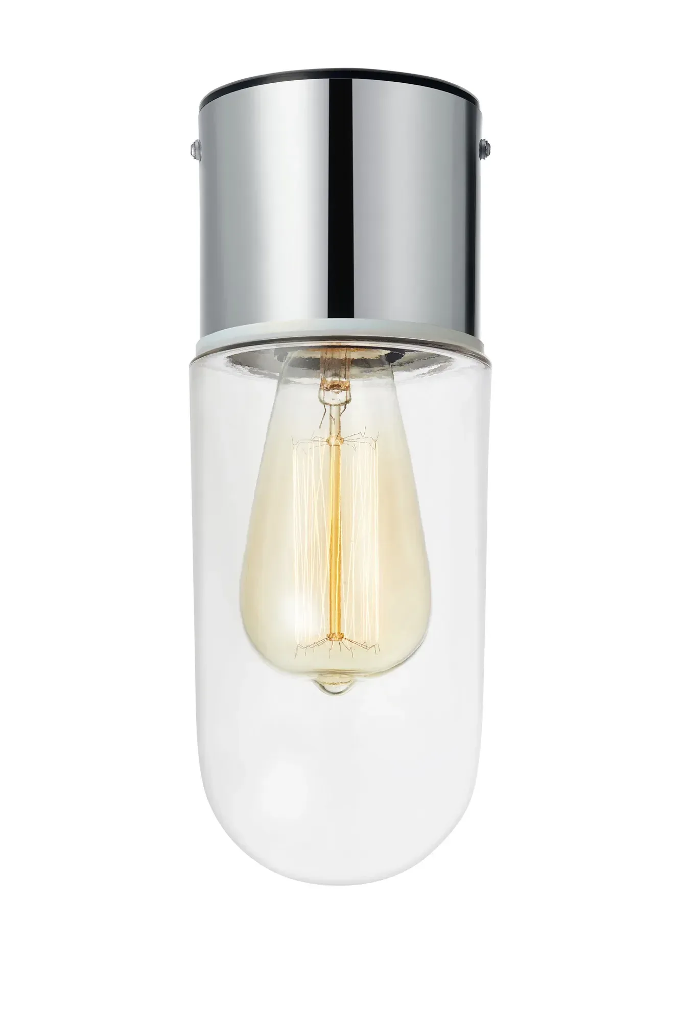 Zen Deckenlampe Chrom/Klar