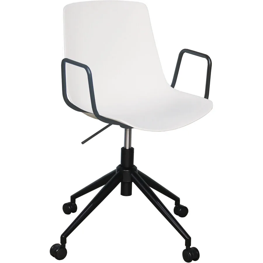 Bürostuhl Livio weiss Polypropylen H 82.5 cm