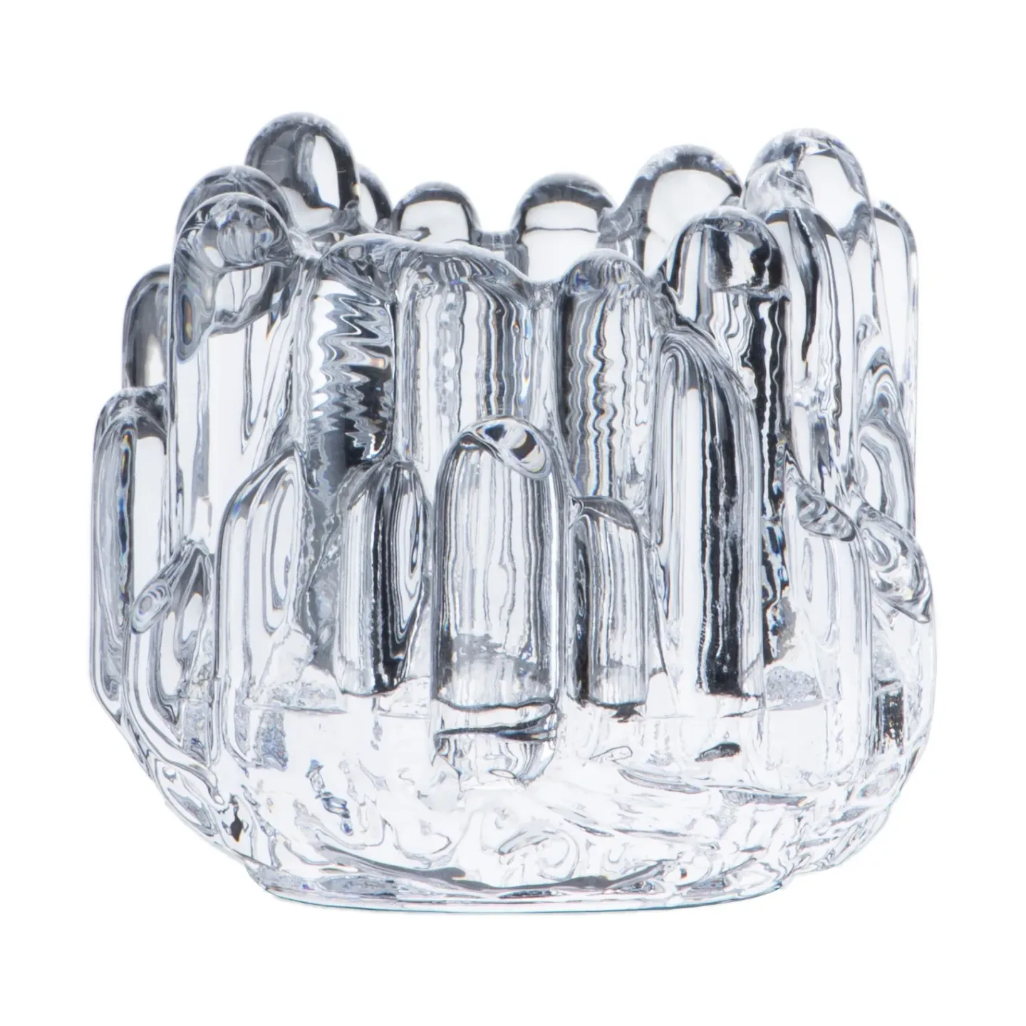 Kosta Boda Polar Kerzenhalter 86mm Klar
