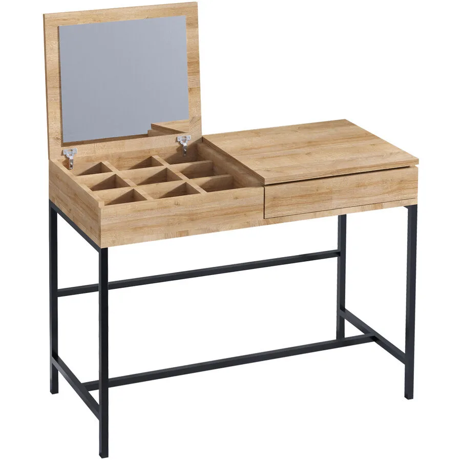 Schminktisch Uyumak eiche Melamin B 100 T 75 cm