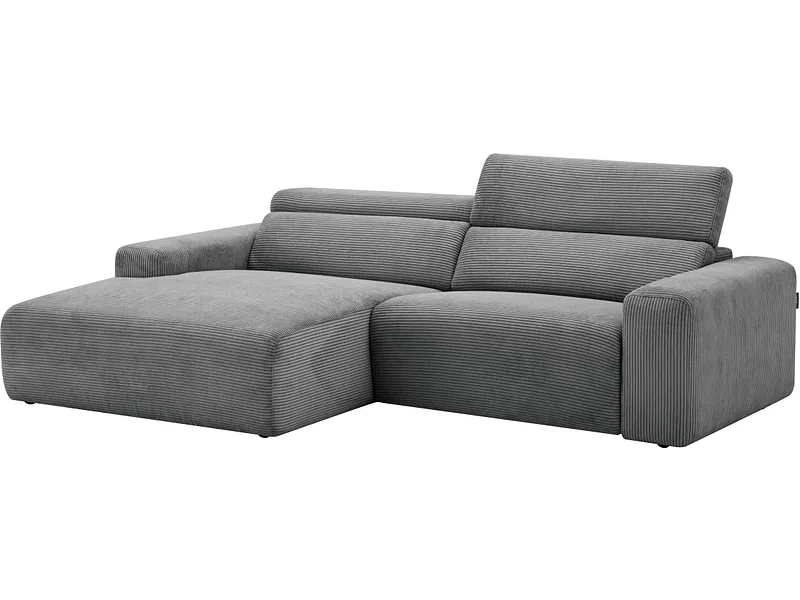 Ecksofa JUST 4 YOU RIO Stoff grau