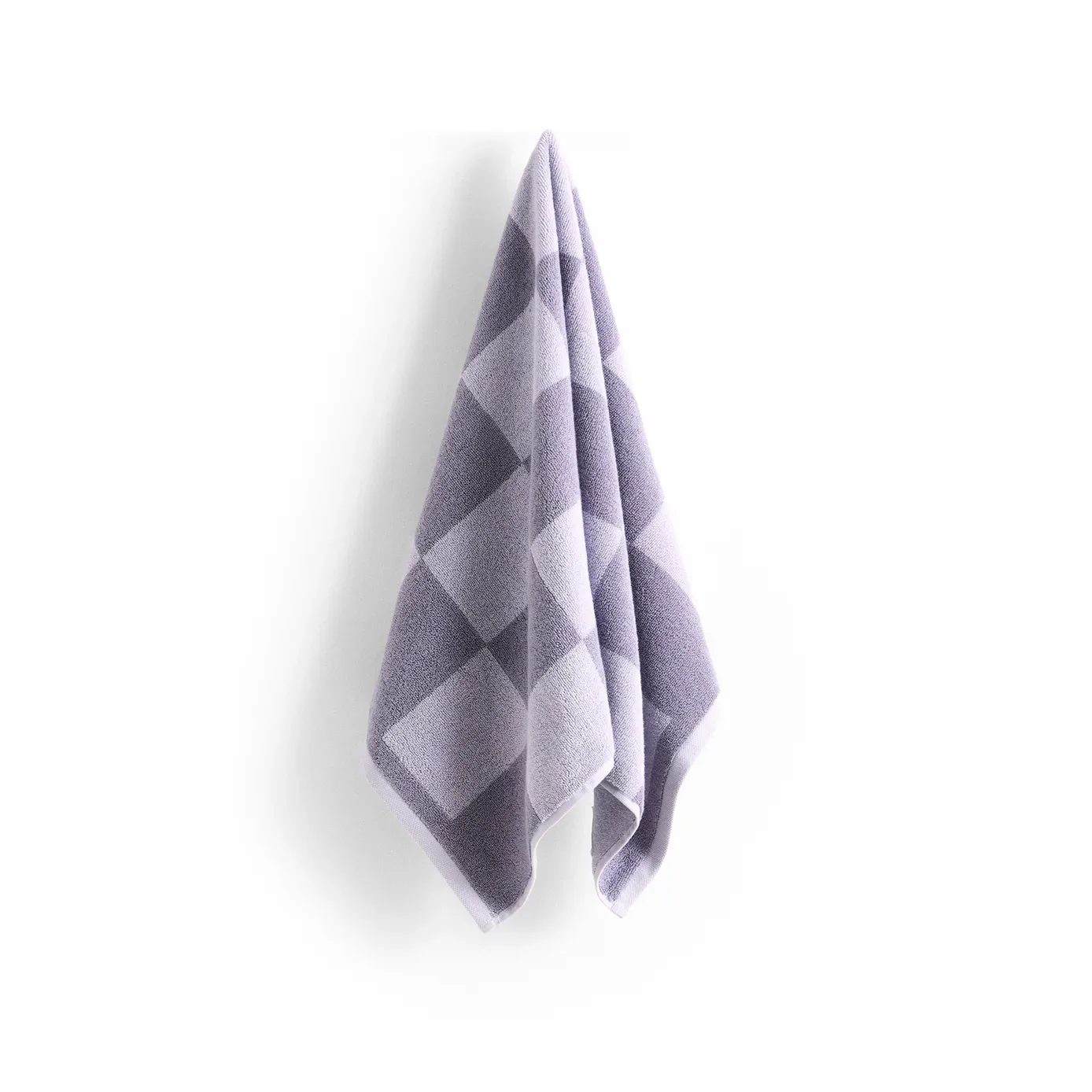 HAY Check handduk 50x90 cm Lavender
