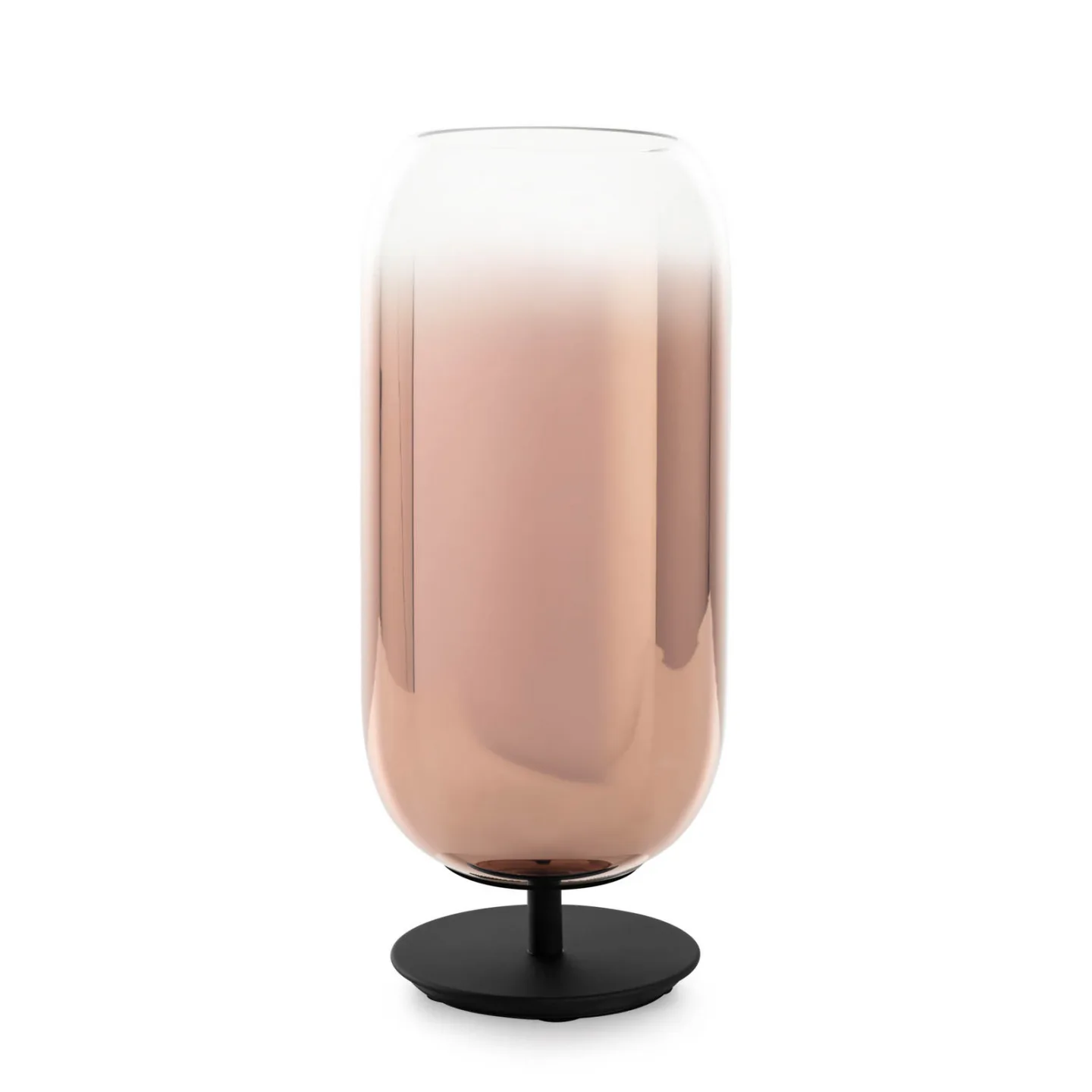 Gople Mini Bordlampe Copper/Black - Artemide - Stue - Design - Glass - Med skjerm