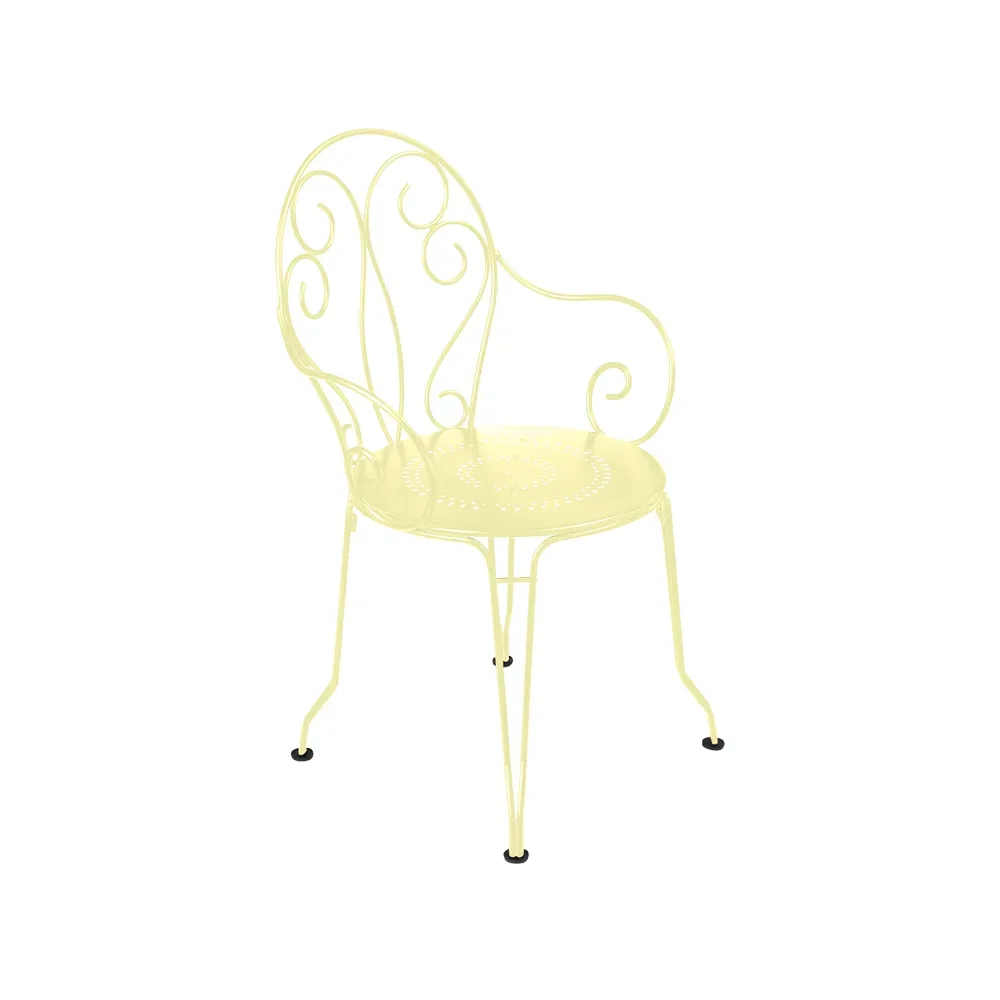 Fermob Montmartre karmstol Frosted lemon (gul)