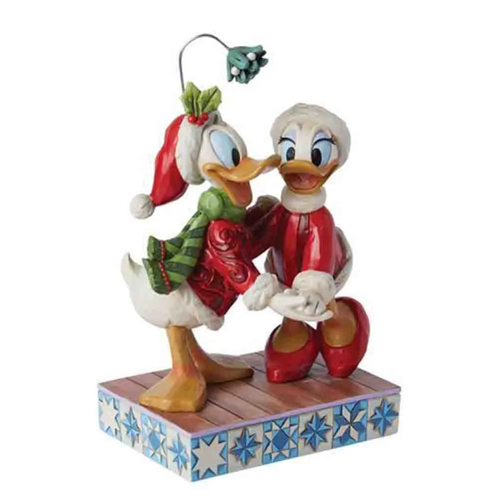 Disney Figur Kalle och Kajsa i juldans
