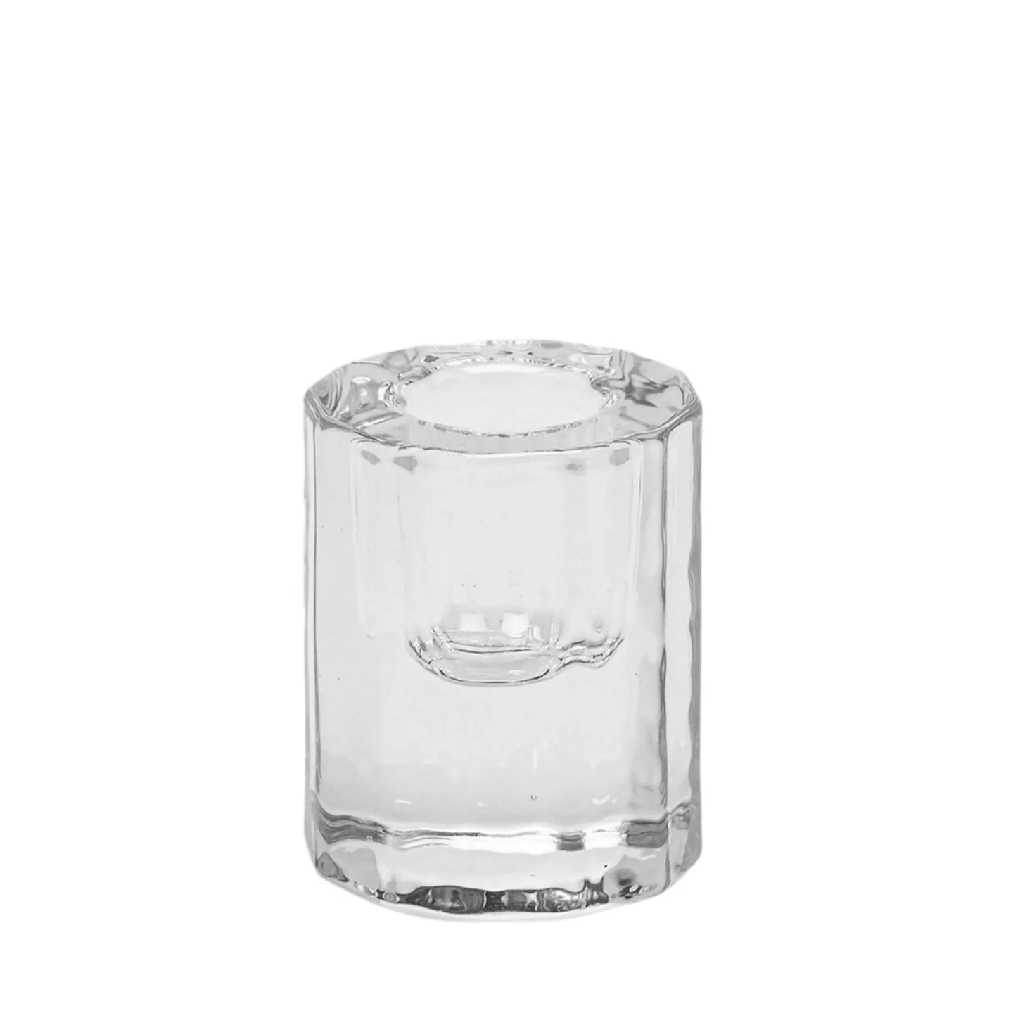 Edg Kerzenständer Kristallglas H: 6 cm | Schubiger Möbel