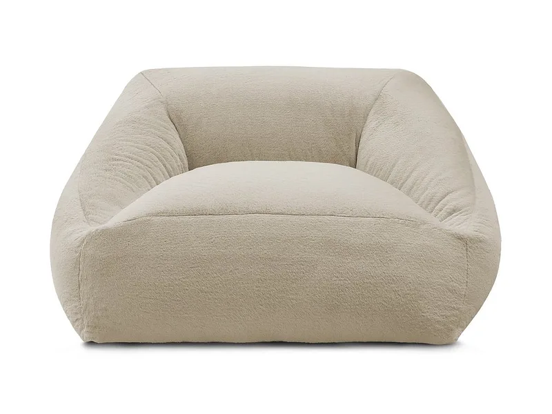 Hocker BOBOCHIC LILIBET 125x125x77cm stoff beige
