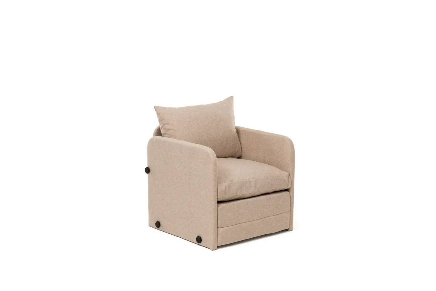 1-sits bäddsoffa Rubby Beige - Beige