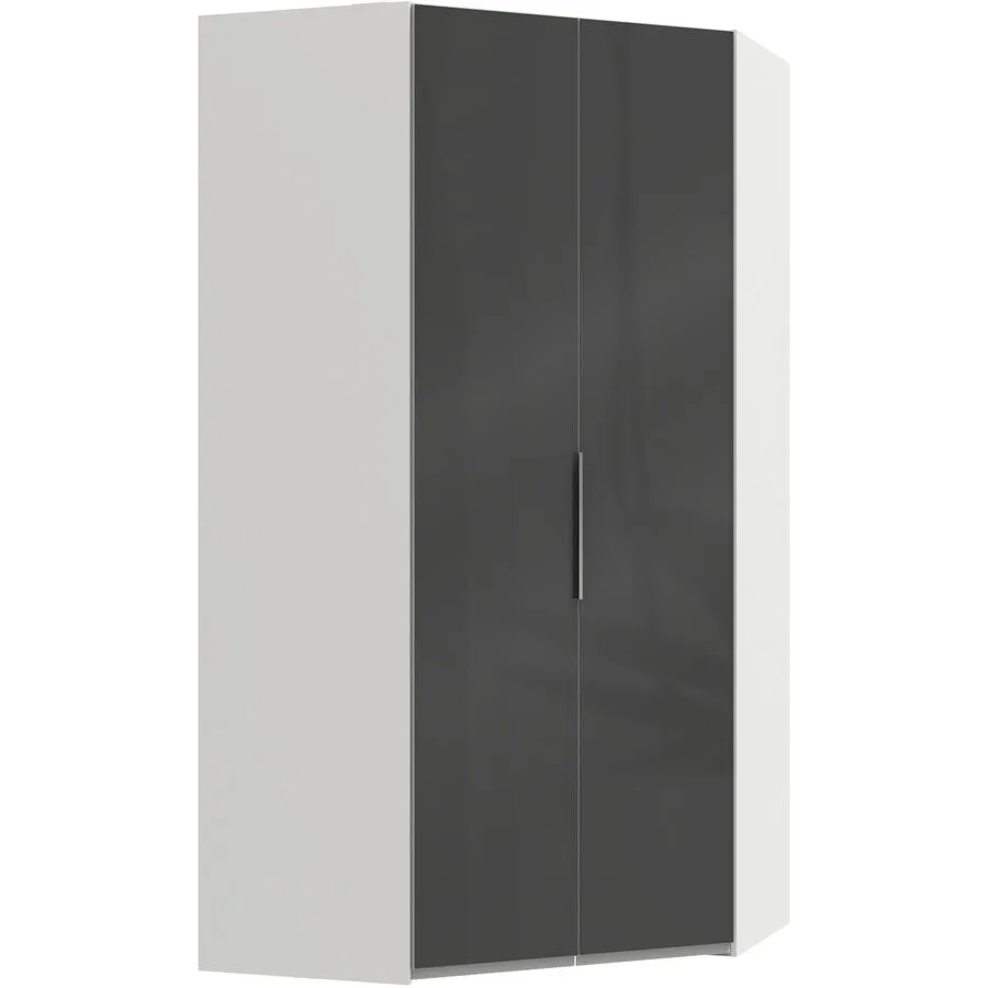Kleiderschrank Sanko grau Holzwerkstoff B 120 cm