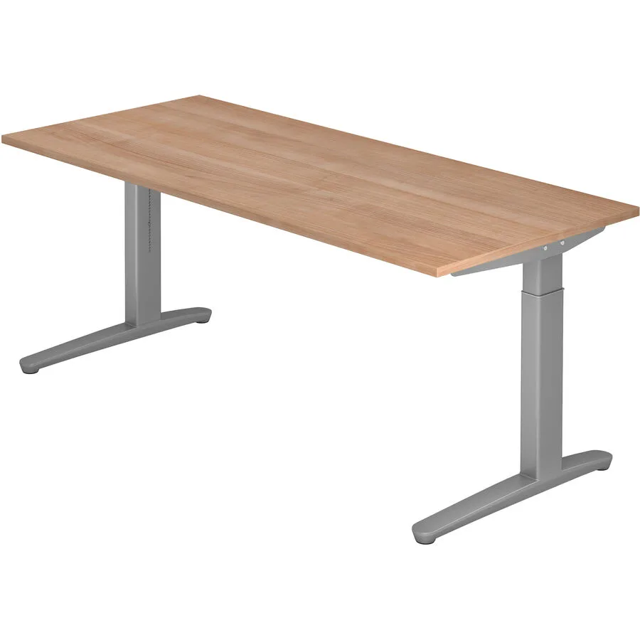 Schreibtisch Office nussbaum Holzwerkstoff B 180 T 80 cm