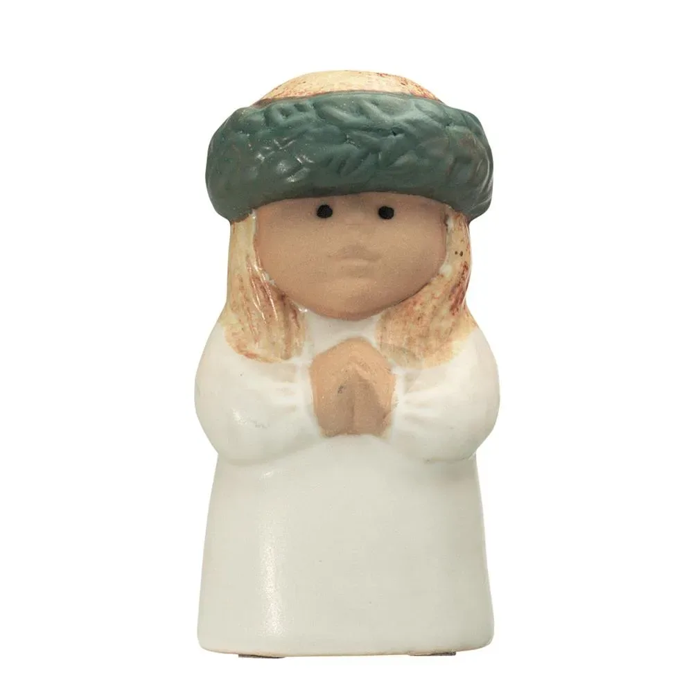 Rörstrand Adventsbarn Lucia vit-grön