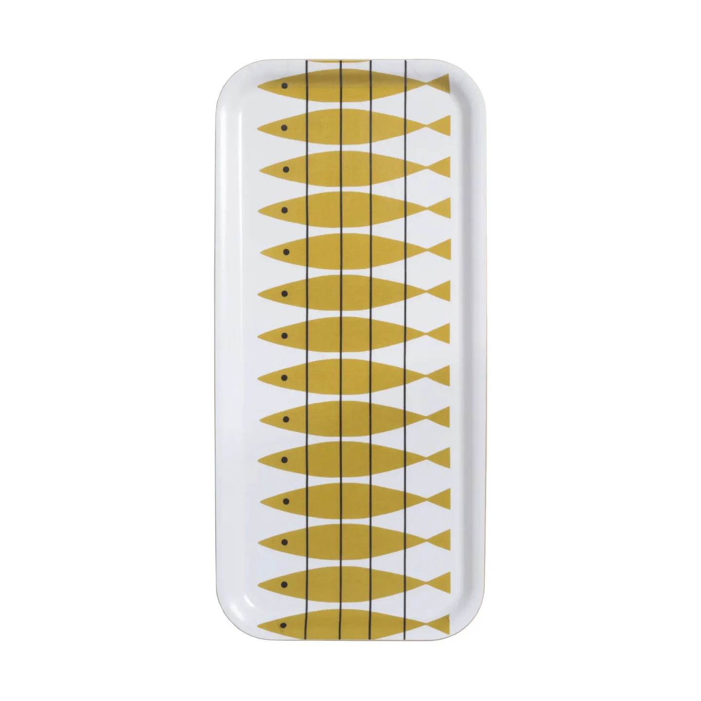 Almedahls Sill Tablett 15x32 cm Ocker