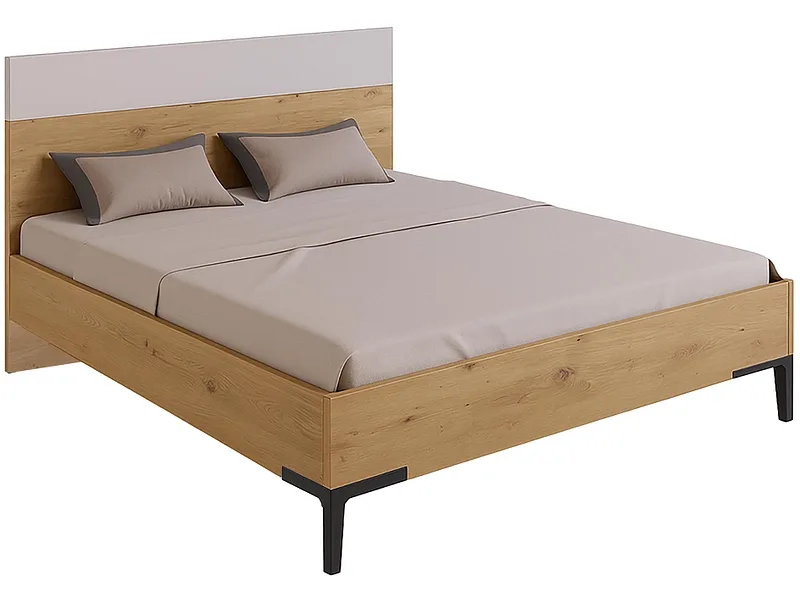Bett FAMOSA 160x200cm spanplatte artisan eiche