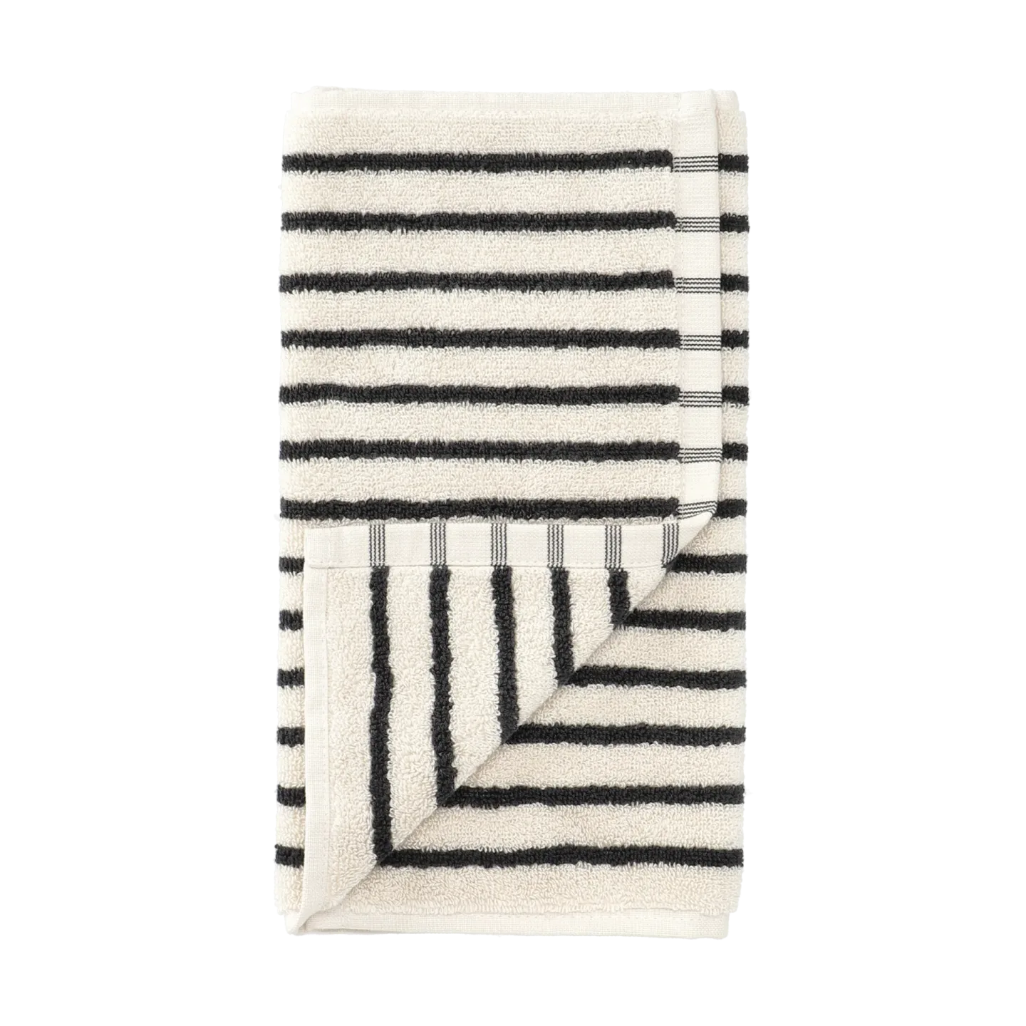 Scandi Living Drift handduk 30x50 cm Vit-svart