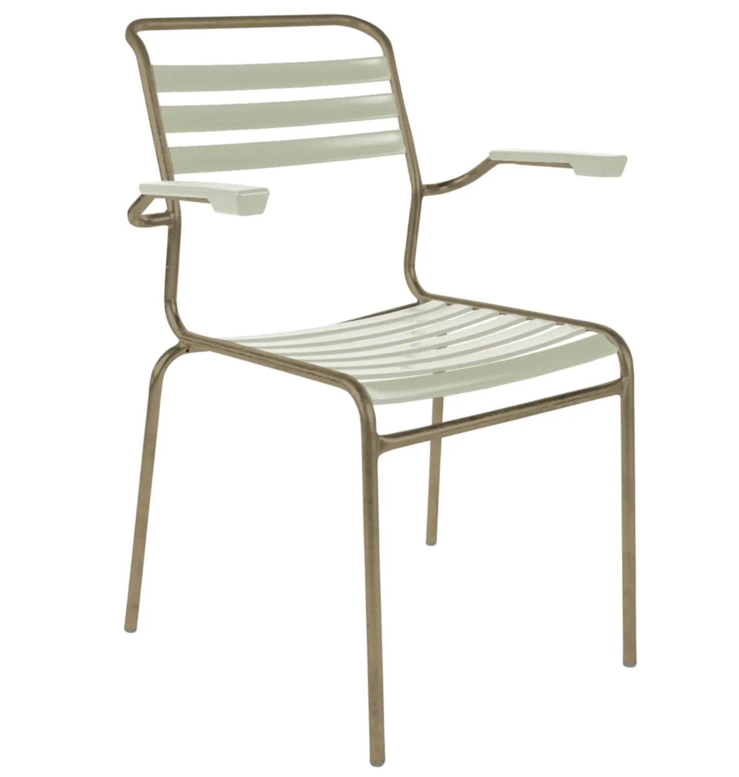 Schaffner Lättli-Stuhl Säntis mit Armlehnen Grün | Schubiger Möbel