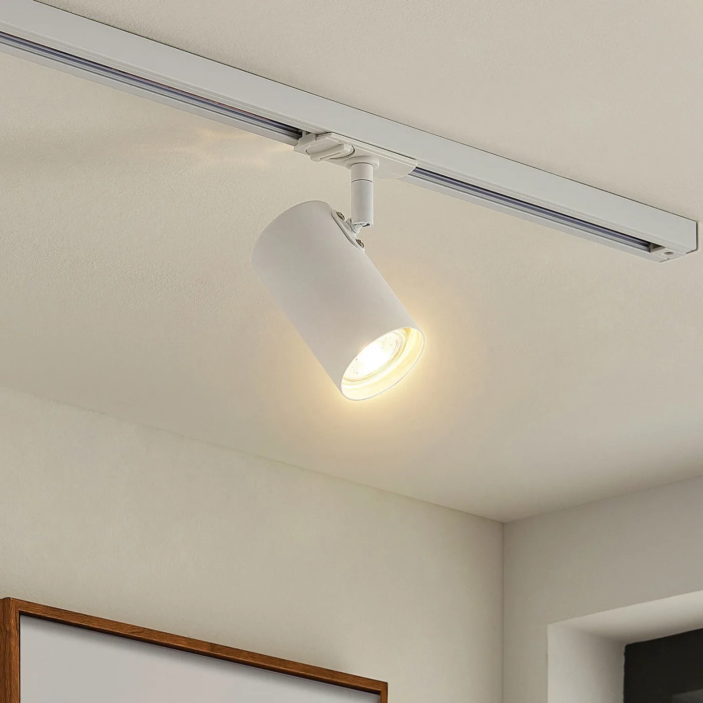 Linaro skinnespot GU10 hvit - Lindby - Entré - Moderne - Metall - Med en lyskilde
