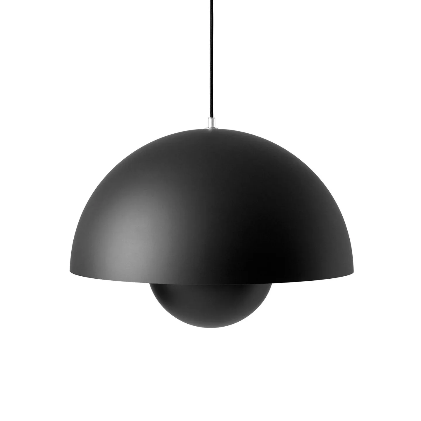 Flowerpot VP2 Pendelleuchte schwarz - &Tradition - Wohnzimmer - Design - Metall