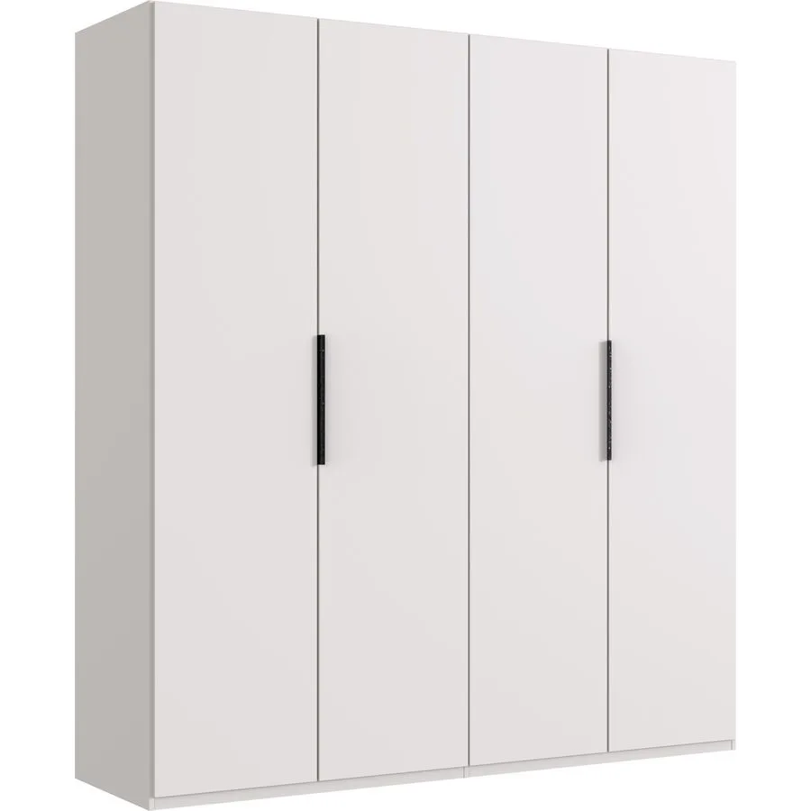Kleiderschrank Sanko weiss Holzwerkstoff B 200 cm