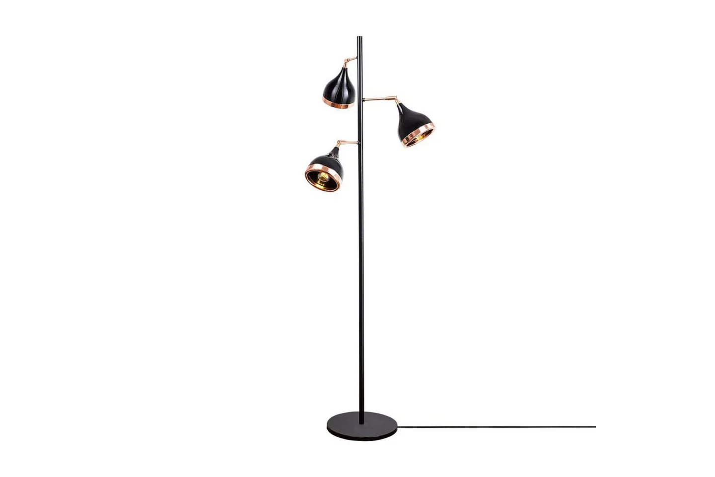 Golvlampa Soodx Svart / Koppar - Koppar/Svart