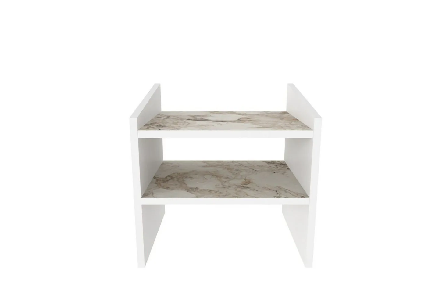 Zalric Sängbord 45 cm - Vit