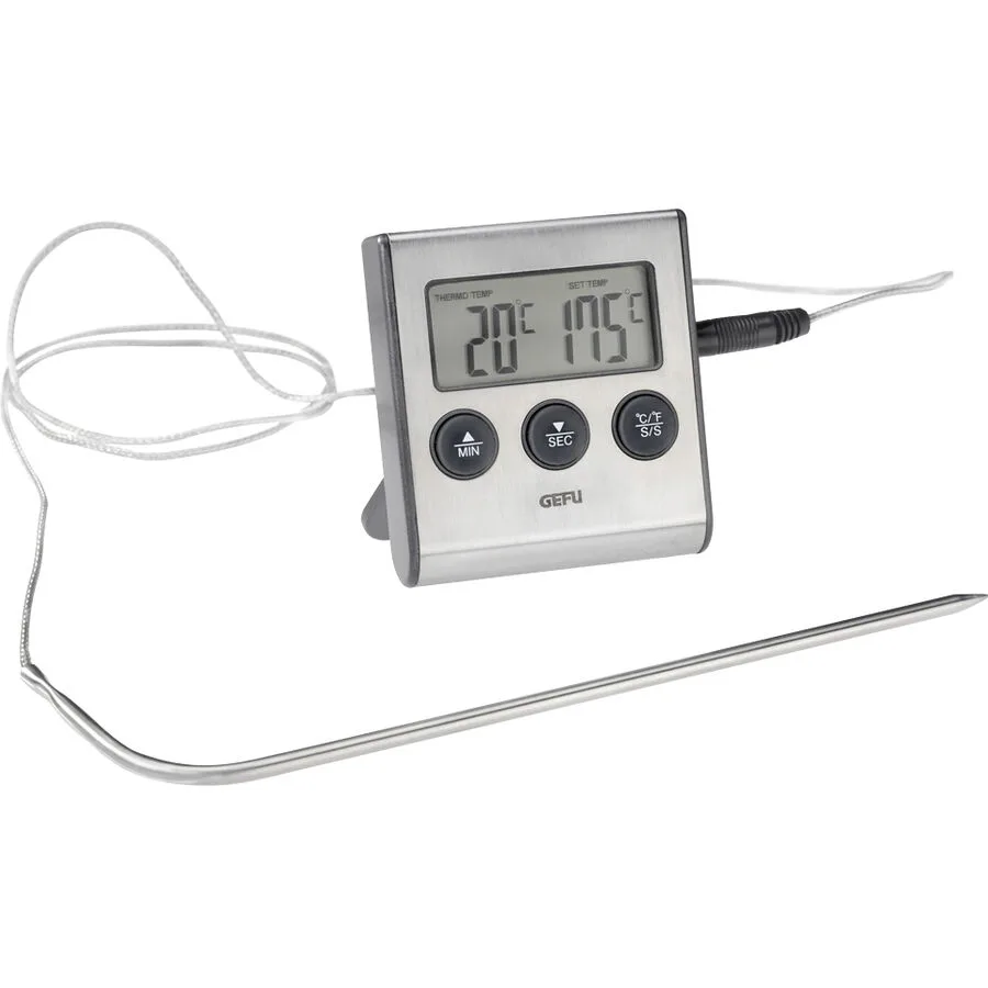 Backofenthermometer Gefu chrom Edelstahl