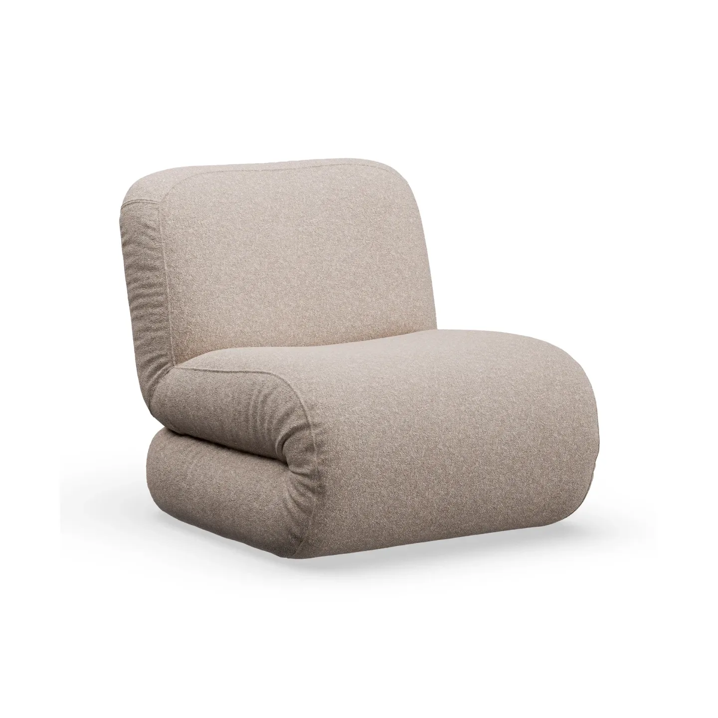 Lammhults BAU fåtölj Zero Beige, rak
