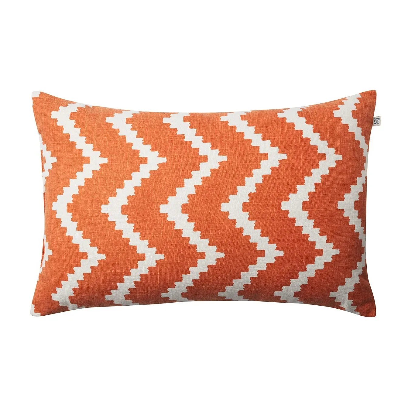 Chhatwal & Jonsson Ikat Sema Kissen Apricot orange-off white