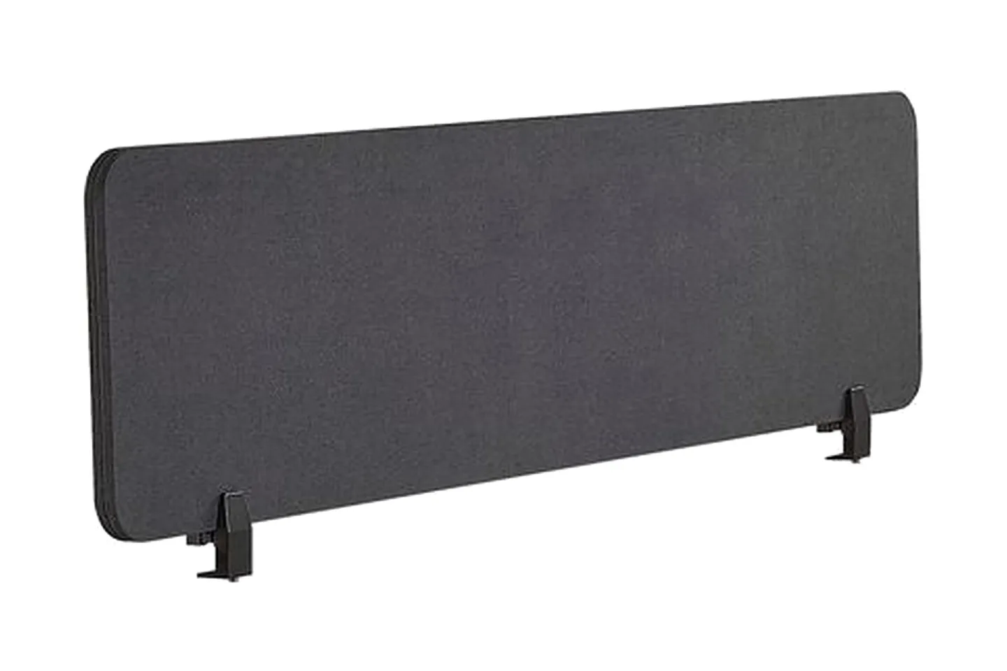 Avskärmning för skrivbord 180x40 cm grå WALLY - Grå