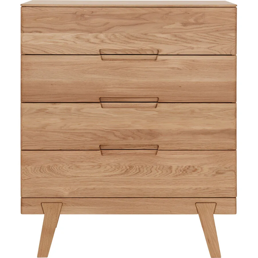 Kommode Lund eiche Eiche B 90 H 106 cm