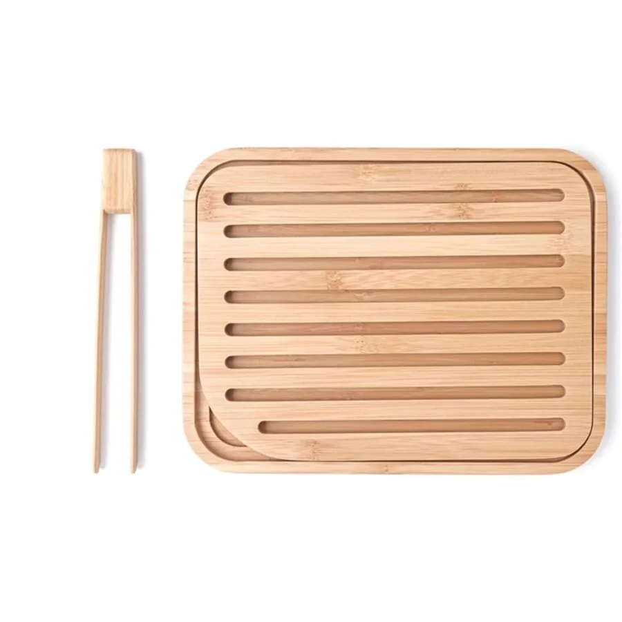 Diverse Brotteller Pebbly Natural Bambus B 26 T 20 cm