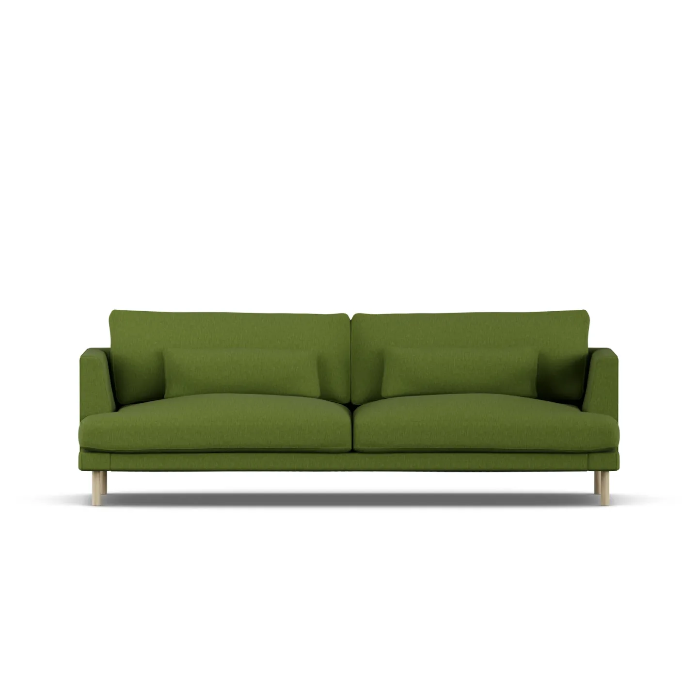 1898 Bredhult Sofa Luiza Green 3975-Eiche weiß geölt, 3-sitzig