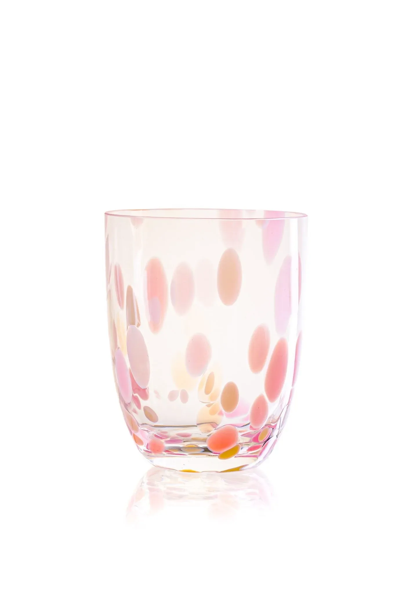 Anna Von Lipa Big Confetti Trinkglas 25 cl Rosa-vanille