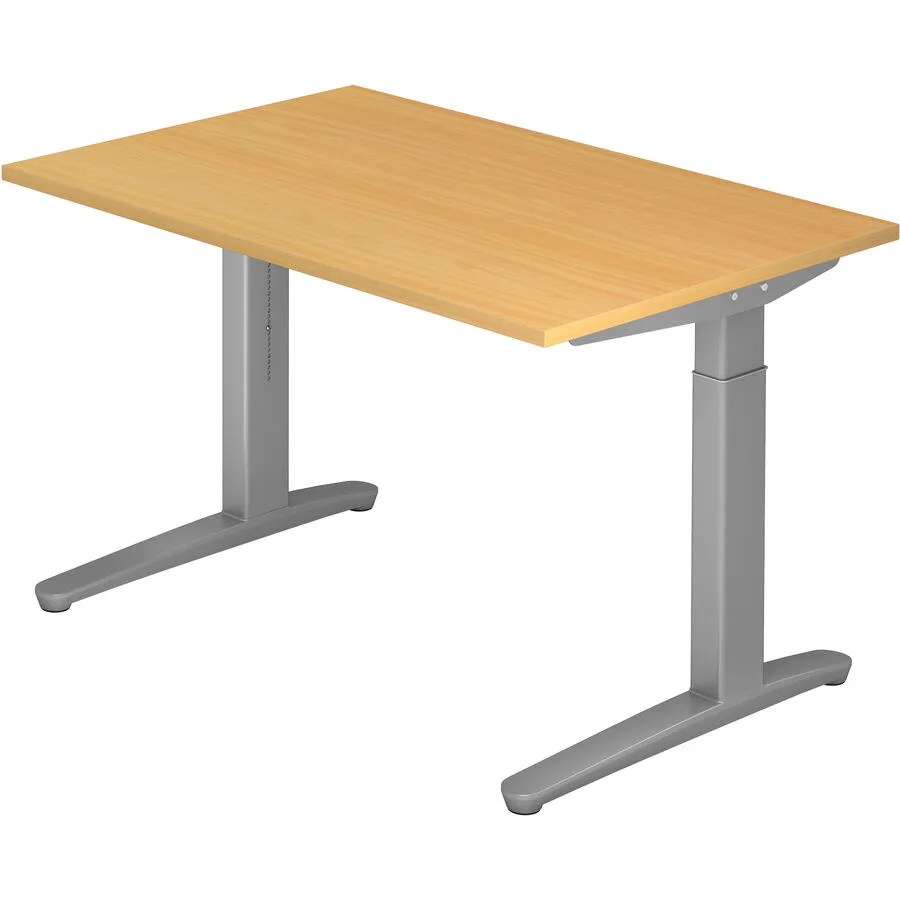 Schreibtisch Office buche Holzwerkstoff B 120 T 80 cm