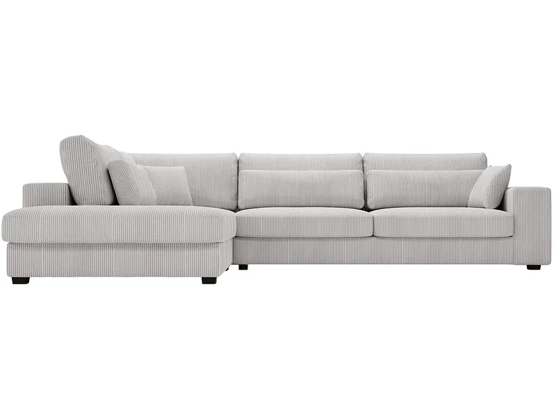 Ecksofa CARMEX Stoff grau