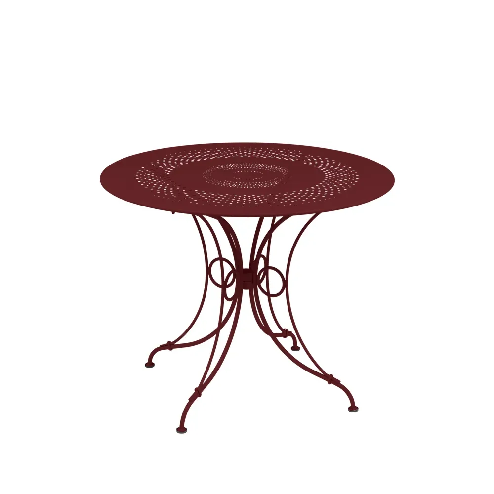Fermob 1900 bord Ø96 cm Chili (röd)