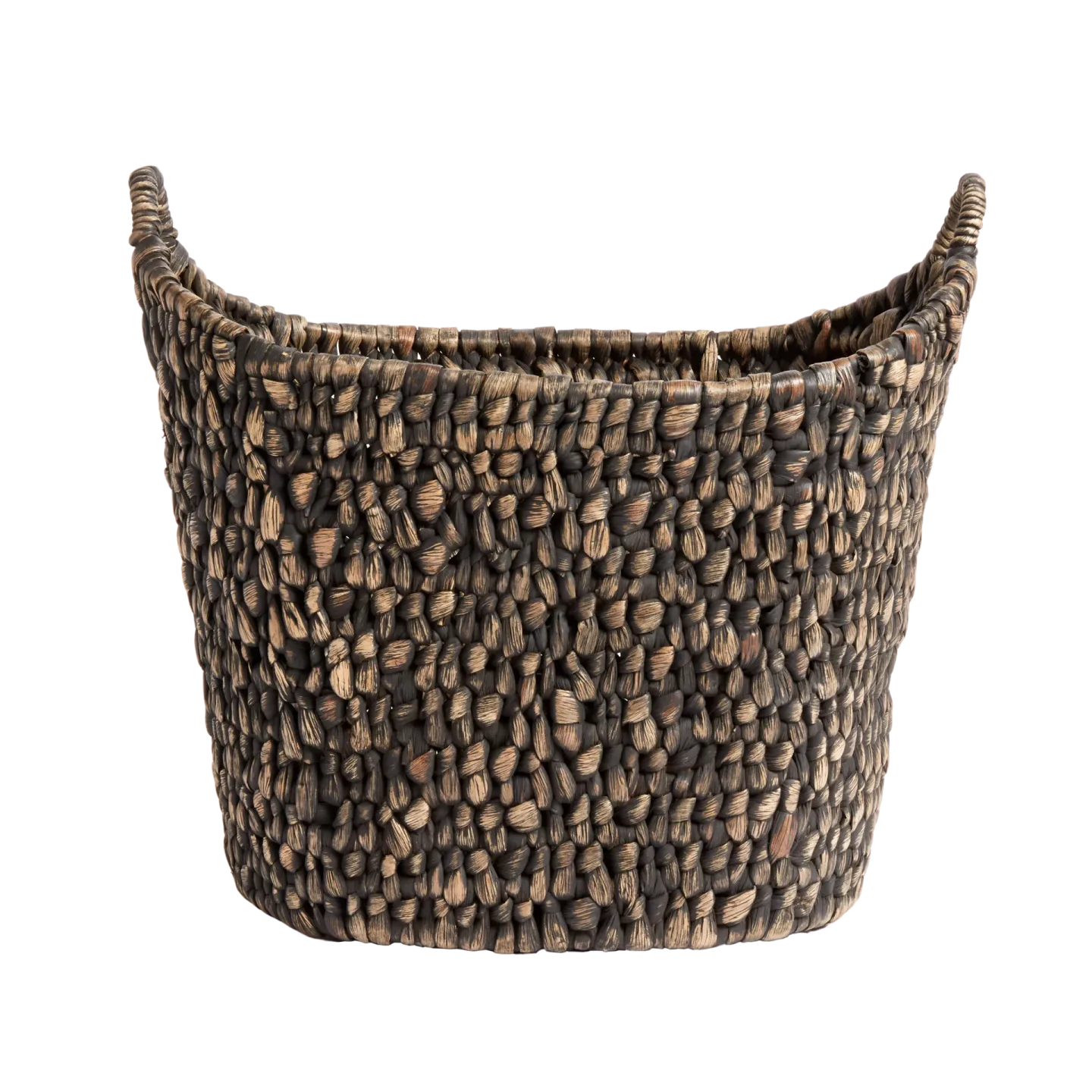MUUBS Basha Korb Ø42 cm Wasserhyazinthe-schwarz