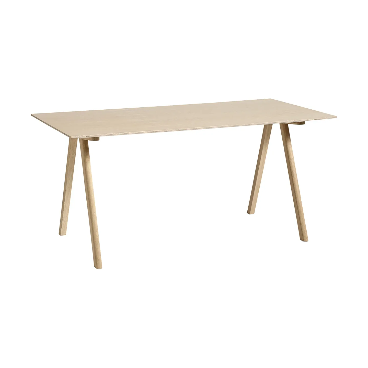 HAY CPH10 2.0 Schreibtisch 80x160 cm Lacquered oak-oak veneer