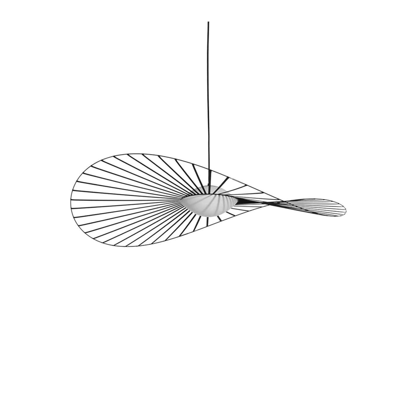 Petite Friture - Vertigo nova pendant lamp small 110cm black - Pendellampor - Constance Guisset - Svart
