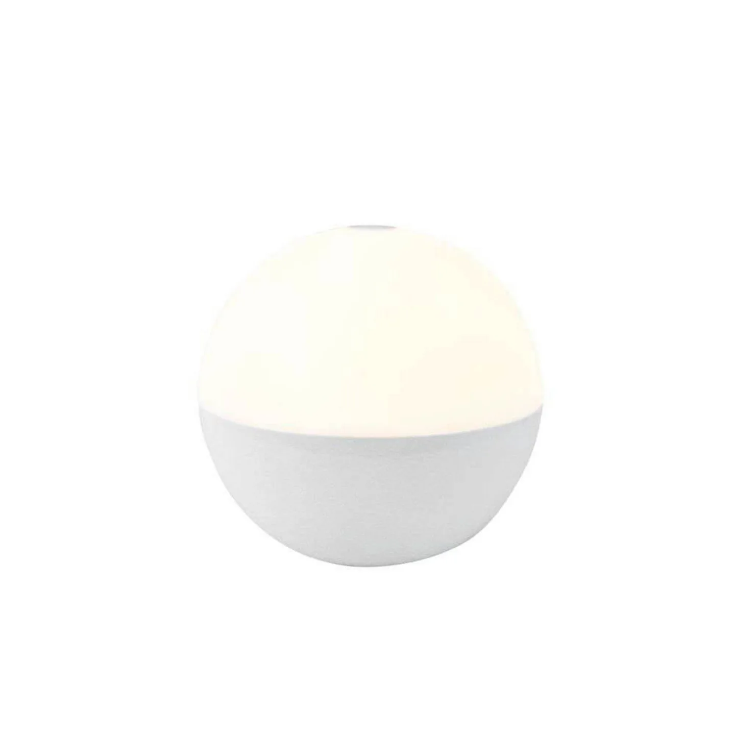 Alba LED-bordlampe med batteri, hvit, sett med 2 stk. - Dyberg Larsen - Stue - Skandinavisk - Plast - Med en lyskilde
