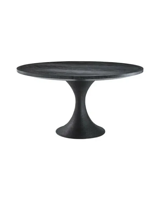 Melchior Dining Table Round Charcoal